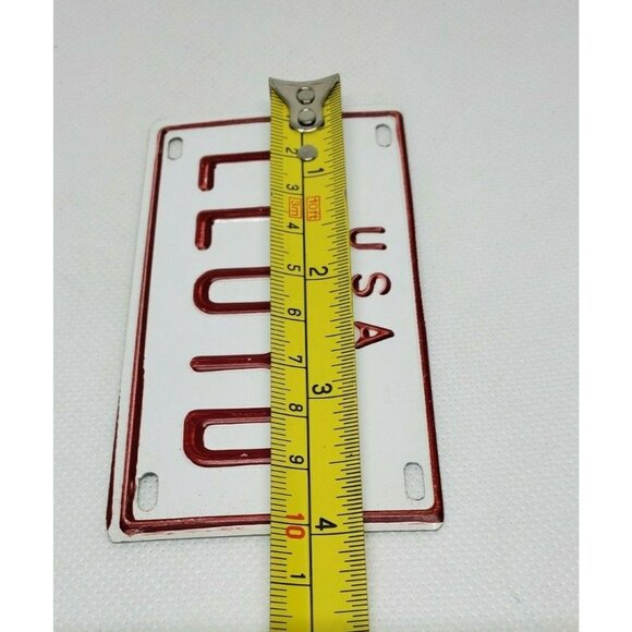 U.S.A Lloyd Personalized Mini License Plate – Red & White Collectible - Picture 10 of 10